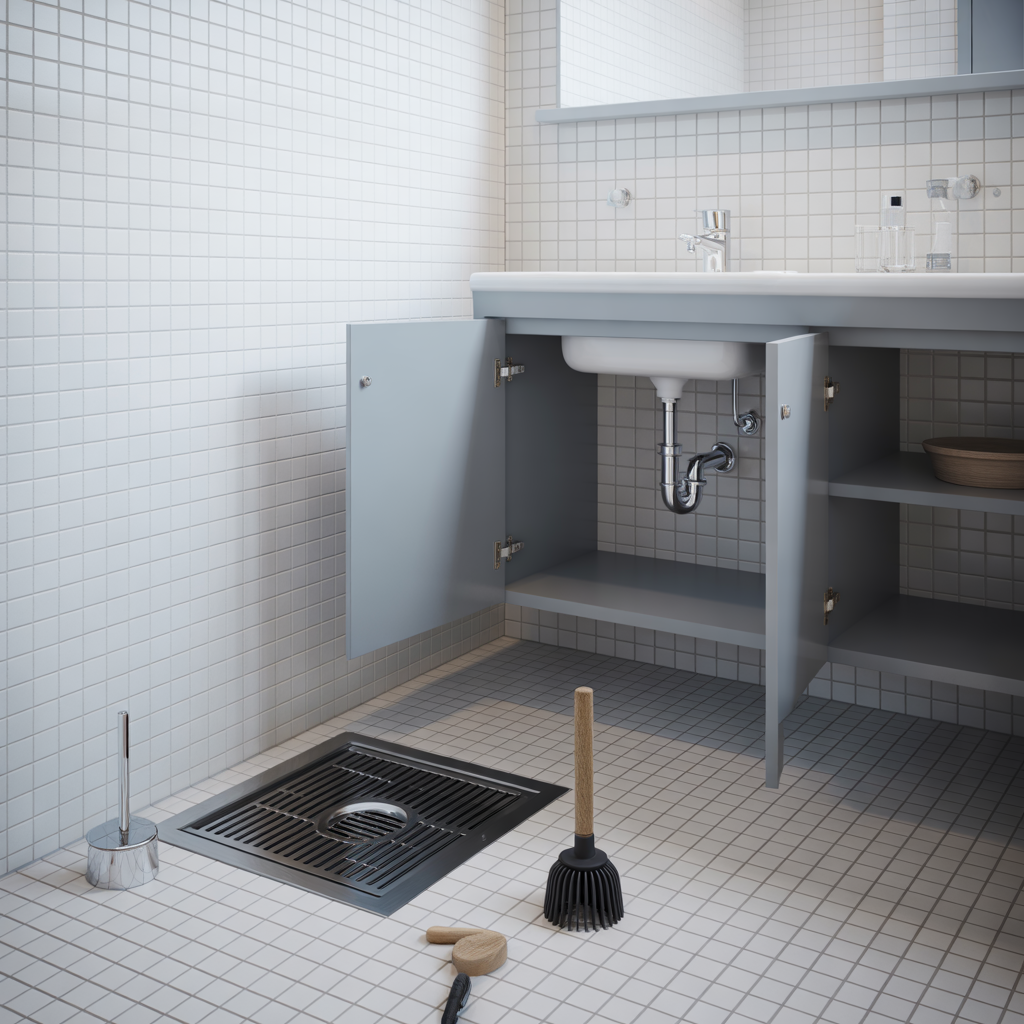 lukt fran avlopp i badrum orsaker och losningar