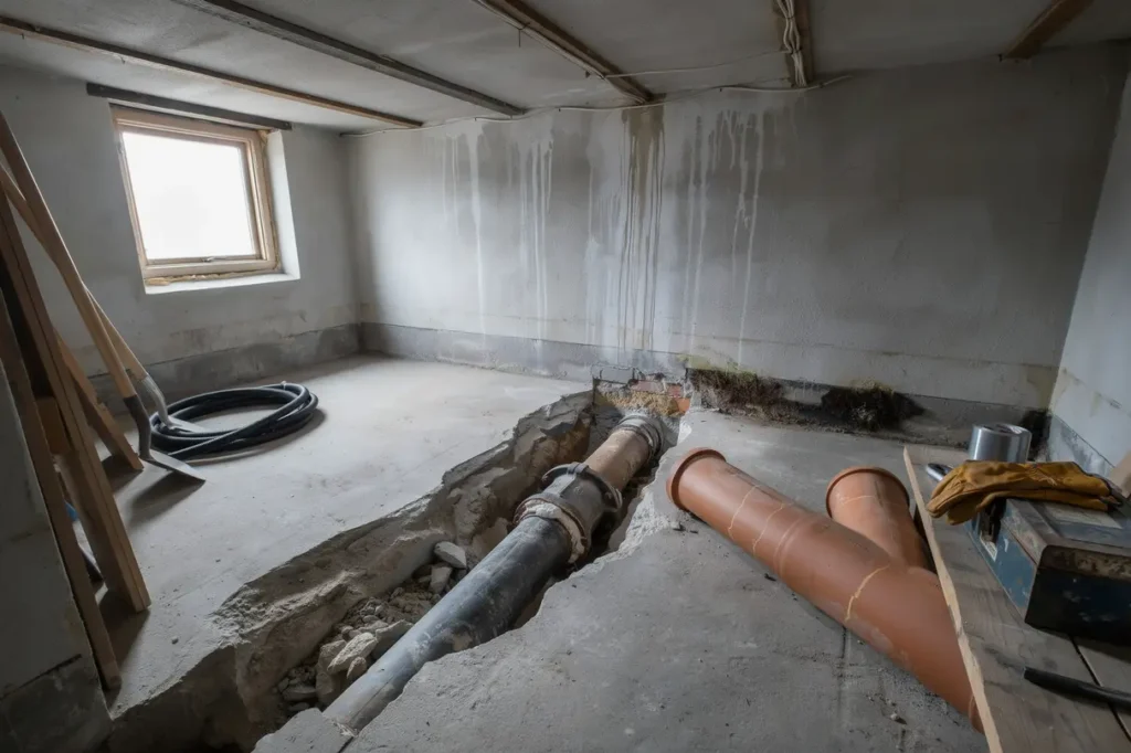 tecken p att avloppsr ren under huset beh ver bytas s planerar du r tt insats